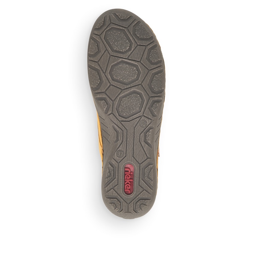 Rieker Artikelnummer 52543-69 Rieker Damen Schnürschuhe Honiggelb