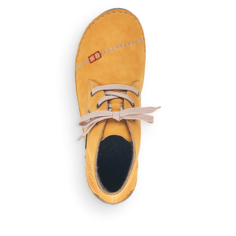 Rieker Artikelnummer 52543-69 Rieker Damen Schnürschuhe Honiggelb