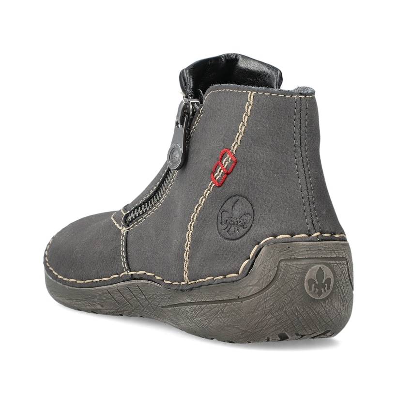 Rieker Artikelnummer 52581-45 Rieker Damen Slipper Anthrazit