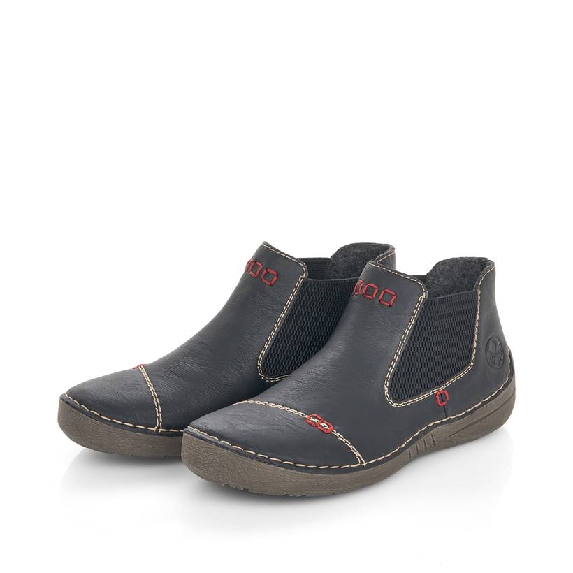 Rieker Artikelnummer 52590-01 Rieker Damen Chelsea Boots graphitschwarz