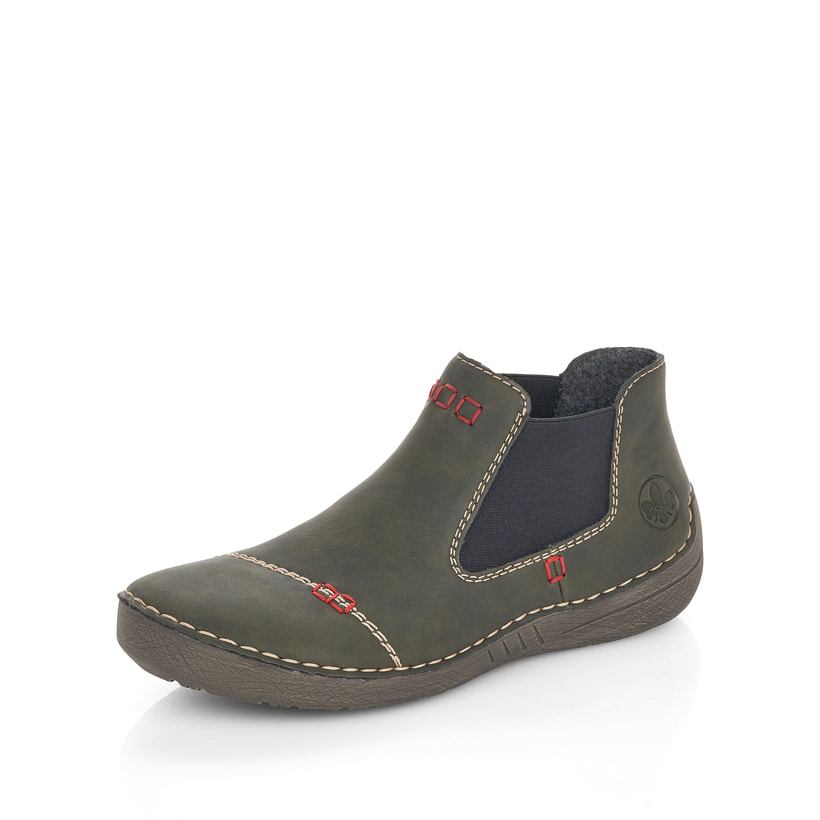 Rieker Artikelnummer 52590-54 Rieker Damen Slipper Kaktusgrün