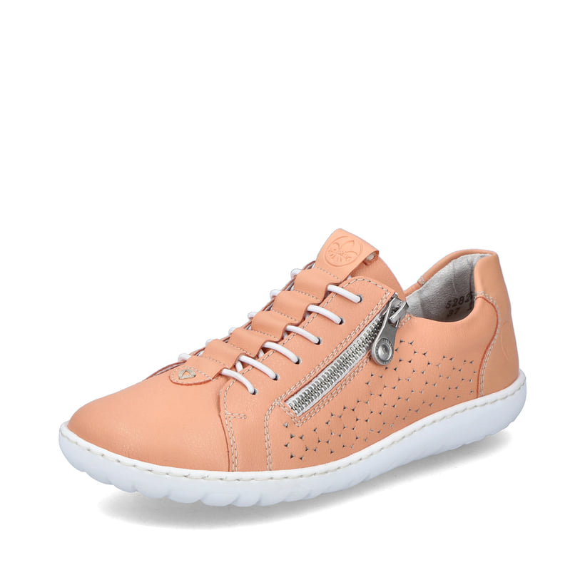 Rieker Artikelnummer 52826-38 Rieker Damen Slipper Pfirsich