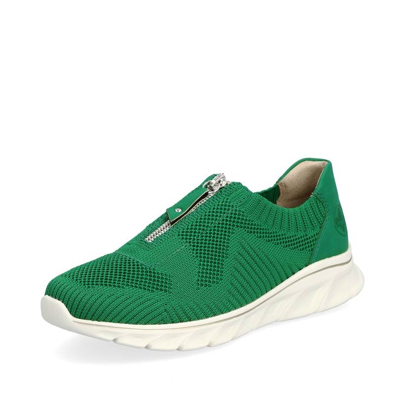 Rieker Artikelnummer 54057-52 Rieker Damen Slipper Grasgrün