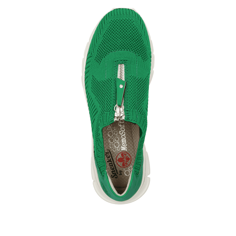 Rieker Artikelnummer 54057-52 Rieker Damen Slipper Grasgrün