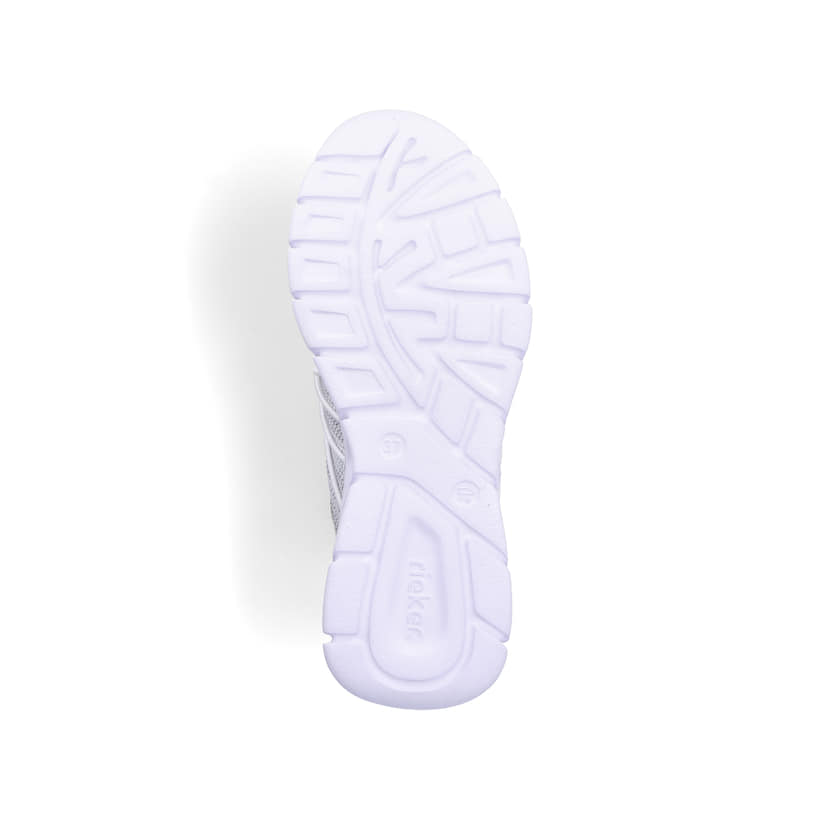 Rieker Artikelnummer 54071-80 Rieker Damen Slipper Weiss-rauch