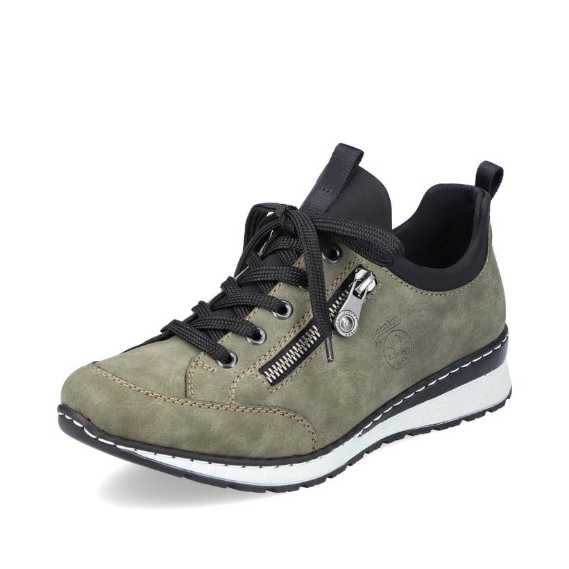 Rieker Artikelnummer 54470-55 Rieker Damen Slipper Khakigrün