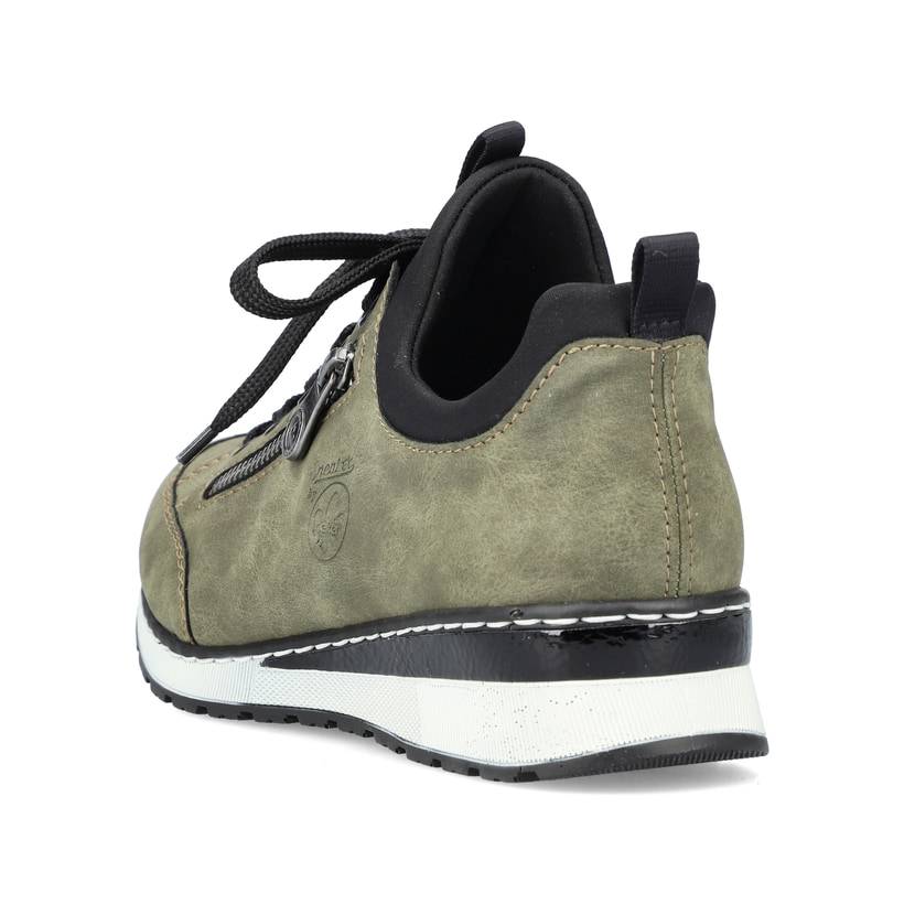 Rieker Artikelnummer 54470-55 Rieker Damen Slipper Khakigrün