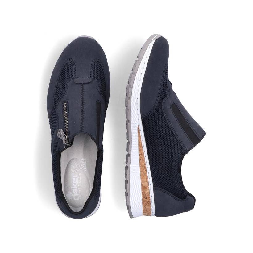 Rieker Artikelnummer 54474-14 Rieker Damen Slipper Marineblau