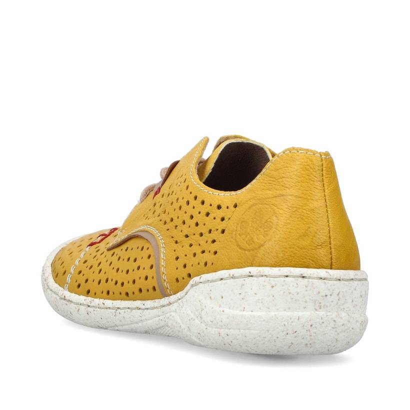 Rieker Artikelnummer 54511-68 Rieker Damen Schnürschuhe Sonnenblumengelb