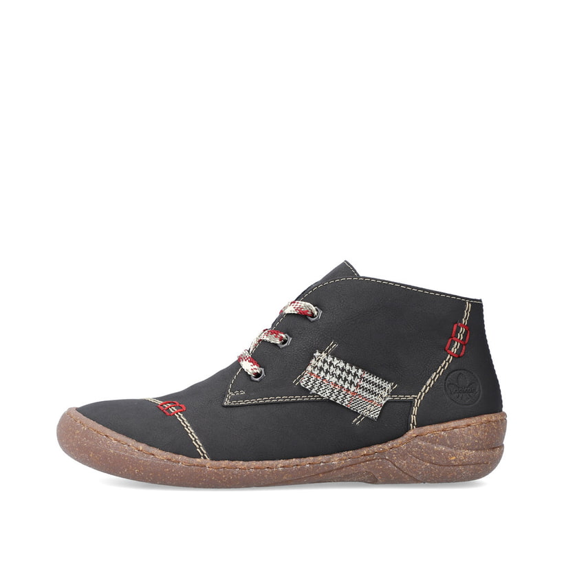 Rieker Artikelnummer 54540-00 Rieker Damen Schnürschuhe tiefschwarz