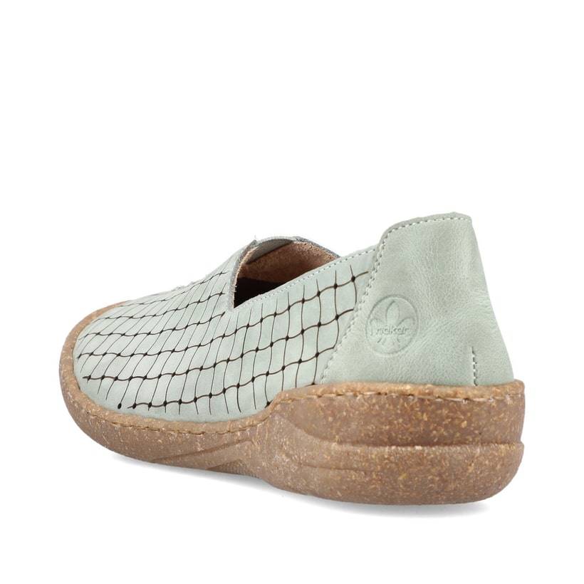 Rieker Artikelnummer 54550-52 Rieker Damen Ballerinas Mintgrün