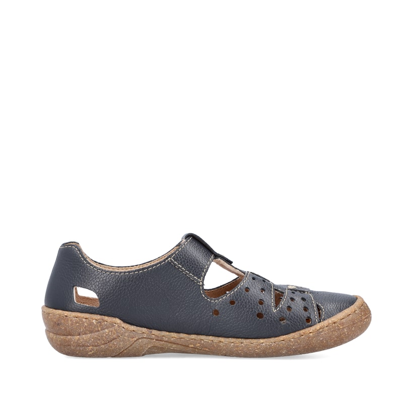 Rieker Artikelnummer 54555-14 Rieker Damen Slipper Marineblau