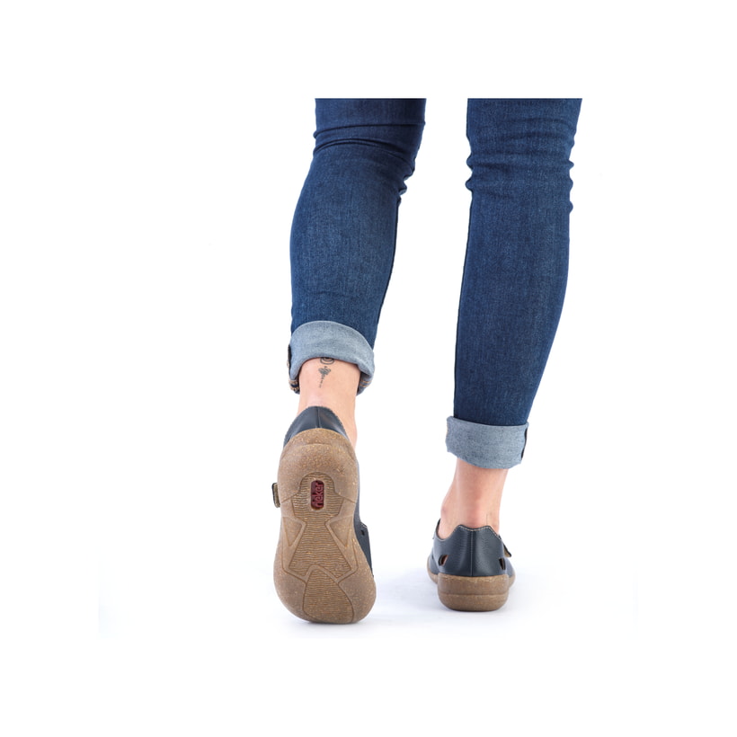 Rieker Artikelnummer 54555-14 Rieker Damen Slipper Marineblau