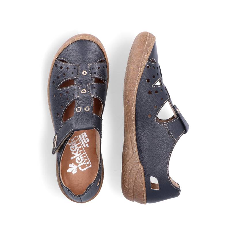 Rieker Artikelnummer 54555-14 Rieker Damen Slipper Marineblau