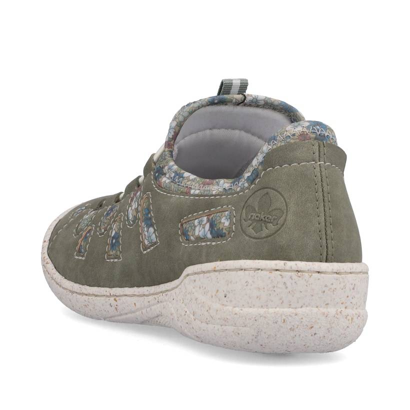 Rieker Artikelnummer 54560-52 Rieker Damen Slipper Olivgrün