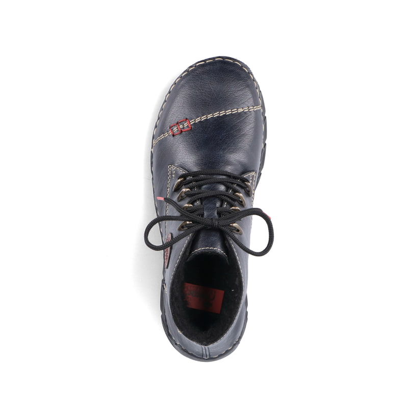 Rieker Artikelnummer 55002-14 Rieker Damen Schnürschuhe Marineblau