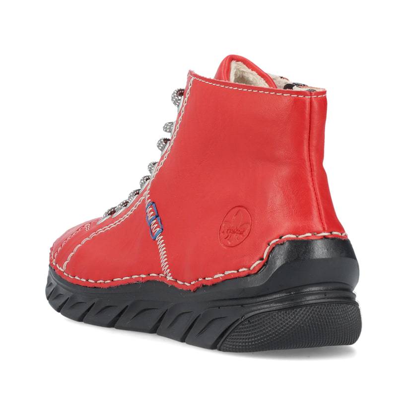 Rieker Artikelnummer 55020-33 Rieker Damen Schnürschuhe Feuerrot