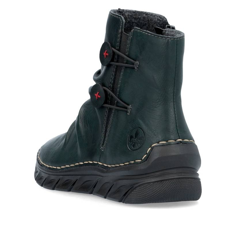 Rieker Artikelnummer 55052-54 Rieker Damen Schnürstiefel Waldgrün