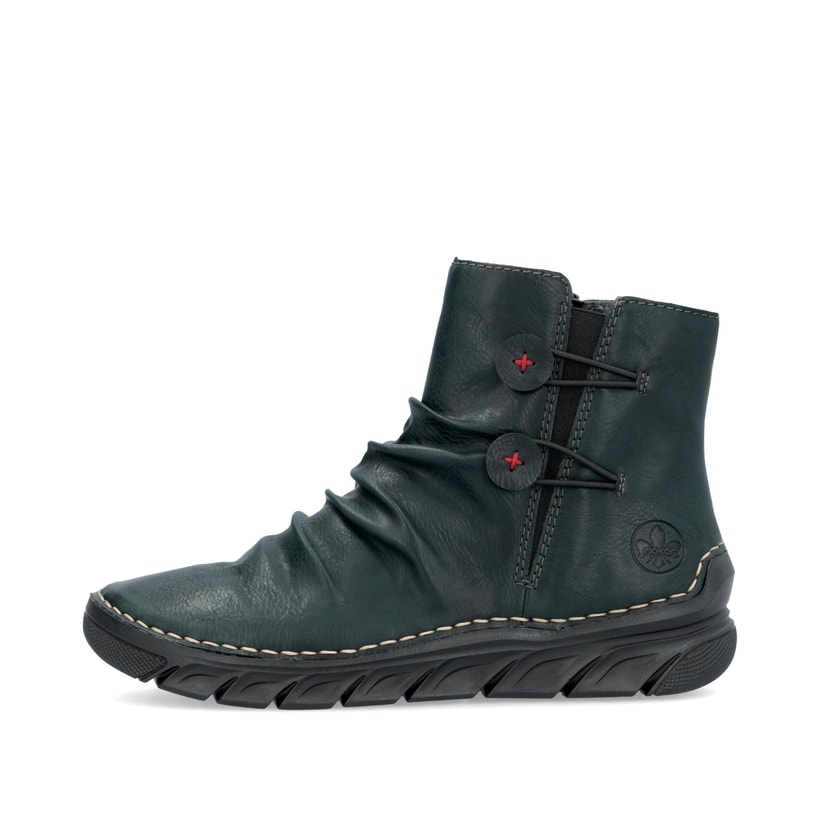 Rieker Artikelnummer 55052-54 Rieker Damen Schnürstiefel Waldgrün