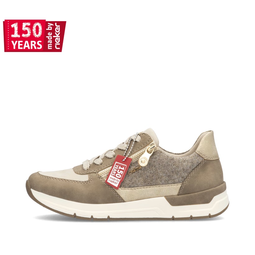 Rieker Artikelnummer 58902-64 Rieker Damen Sneaker Low braunbeige