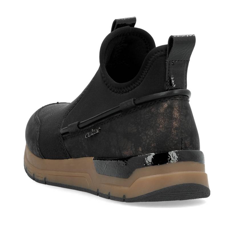Rieker Artikelnummer 58954-00 Rieker Damen Slipper Urbanschwarz