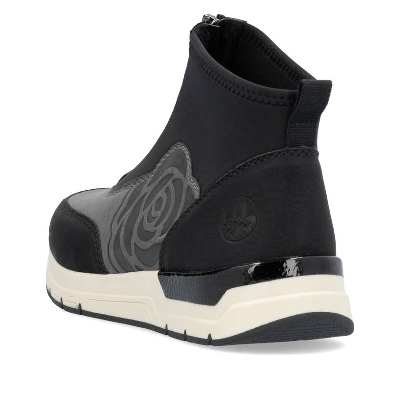 Rieker Artikelnummer 58956-00 Rieker Damen Slipper Carbonschwarz