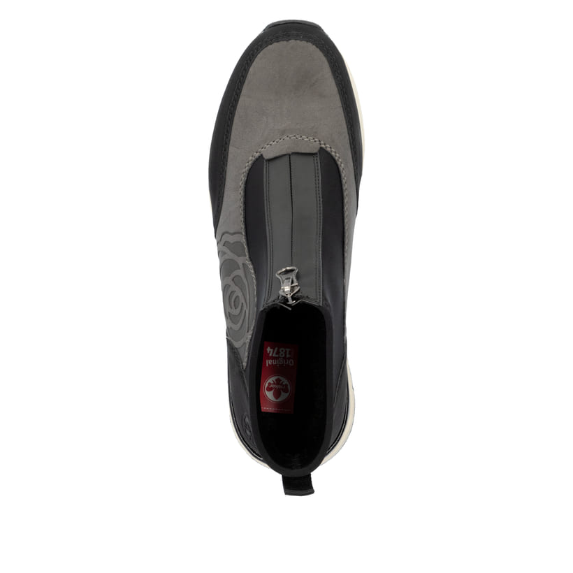 Rieker Artikelnummer 58956-00 Rieker Damen Slipper Carbonschwarz