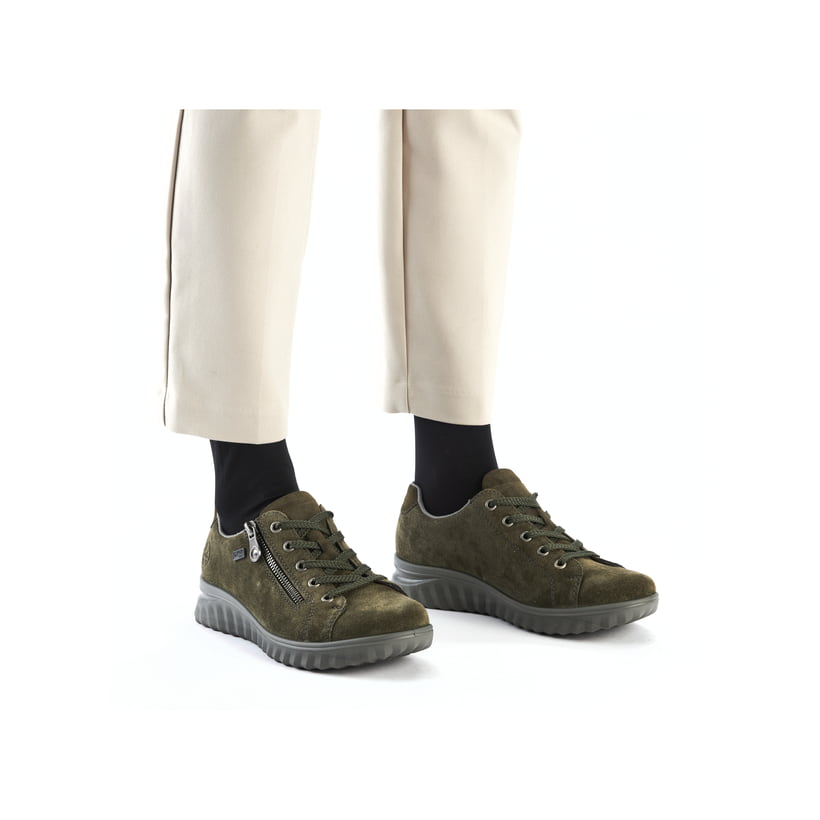 Rieker Artikelnummer 59000-54 Rieker Damen Schnürschuhe Schilfgrün
