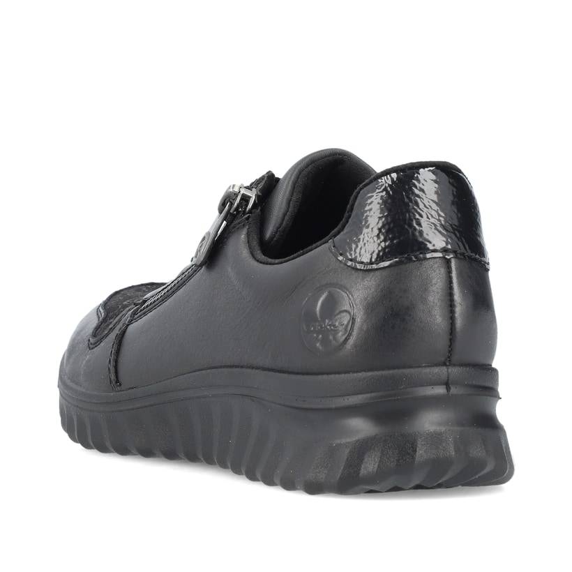 Rieker Artikelnummer 59001-00 Rieker Damen Schnürschuhe Urbanschwarz