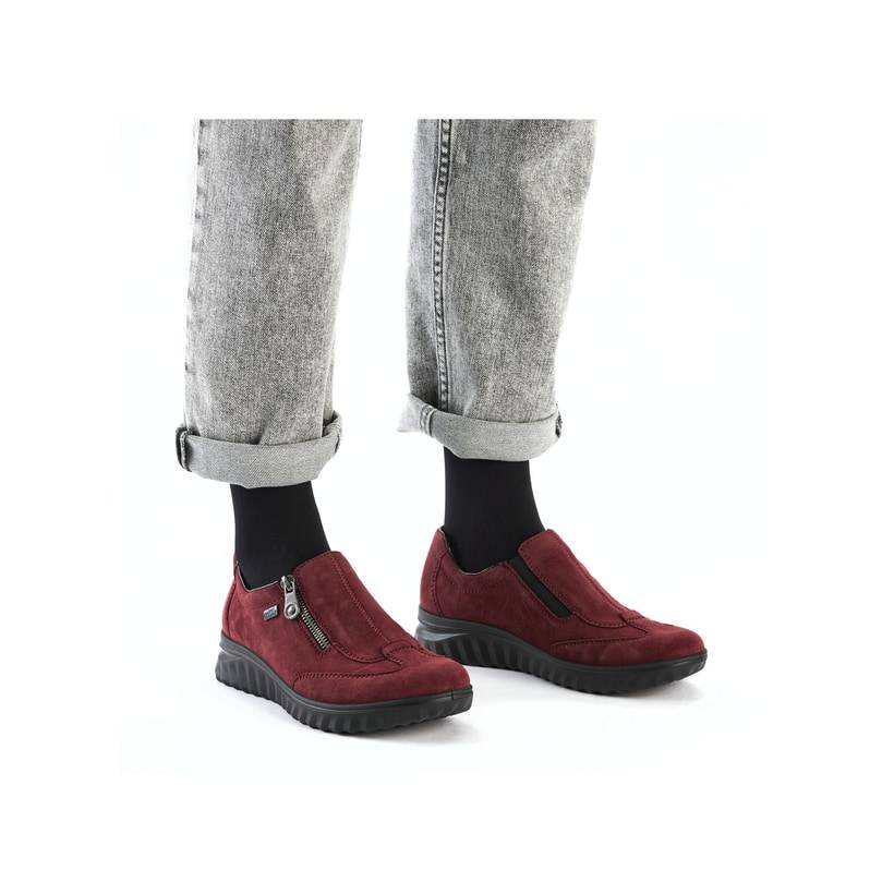 Rieker Artikelnummer 59071-35 Rieker Damen Slipper Rubinrot