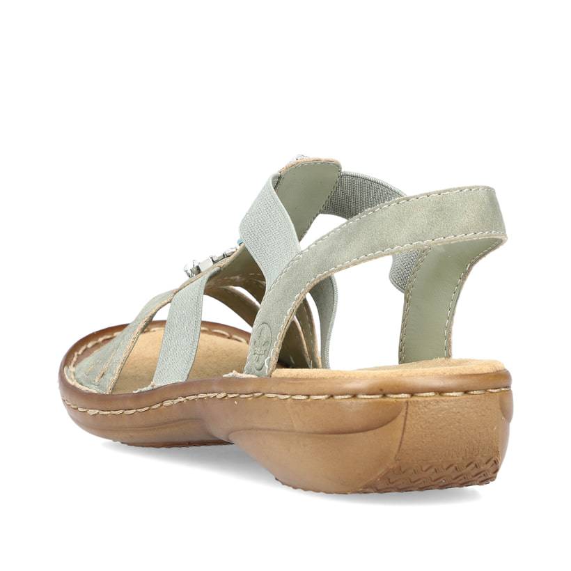 Rieker Artikelnummer 60839-52 Rieker Damen Riemchensandalen Mintgrün