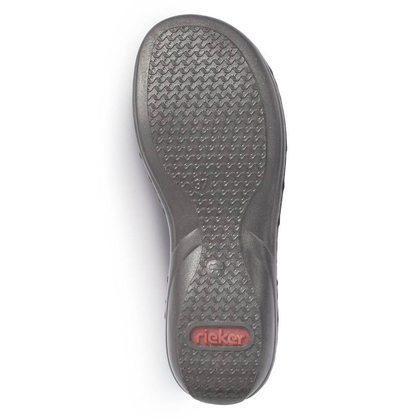Rieker Artikelnummer 60870-00 Rieker Damen Riemchensandalen Tiefschwarz