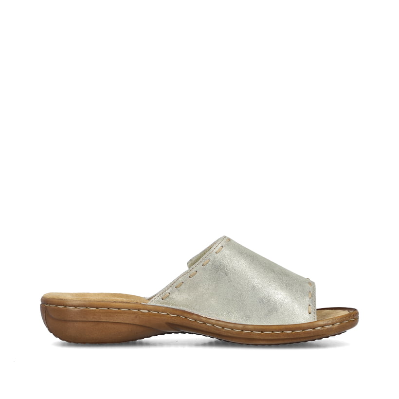 Rieker Artikelnummer 60896-62 Rieker Damen Pantoletten Hellbeige