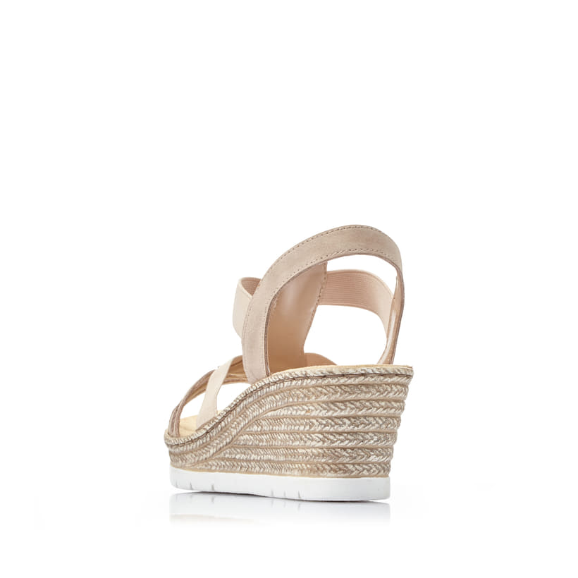 Rieker Artikelnummer 61913-31 Rieker Damen Keilsandaletten Altrosa