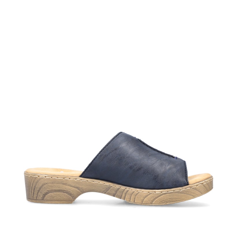 Rieker Artikelnummer 62284-14 Rieker Damen Pantoletten Marineblau