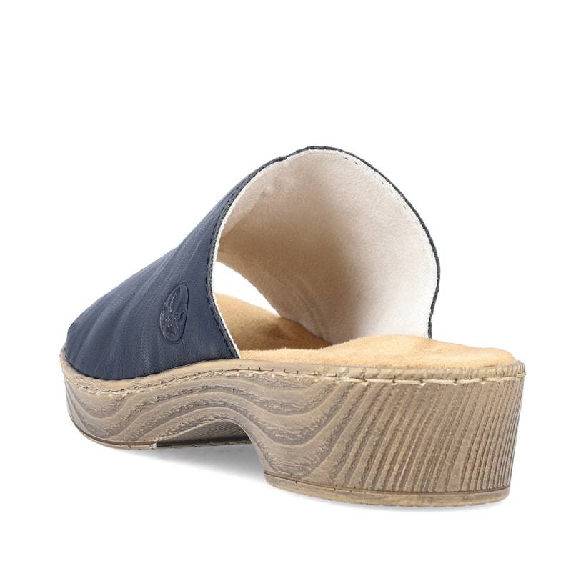 Rieker Artikelnummer 62284-14 Rieker Damen Pantoletten Marineblau