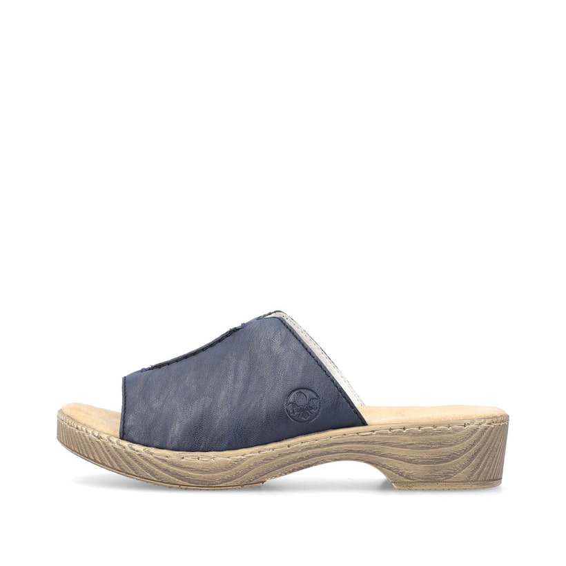 Rieker Artikelnummer 62284-14 Rieker Damen Pantoletten Marineblau