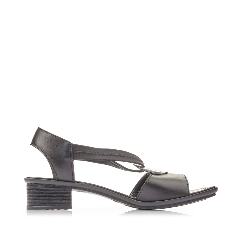 Rieker Artikelnummer 62662-01 Rieker Damen Riemchensandaletten Nachtschwarz