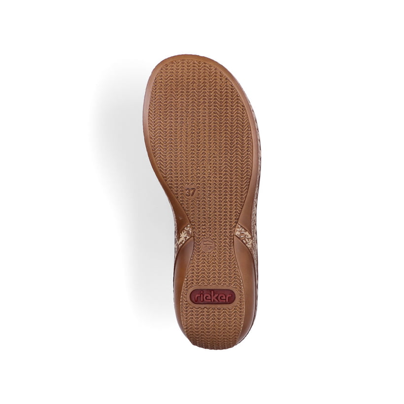 Rieker Artikelnummer 62871-53 Rieker Damen Pantoletten Mintgrün