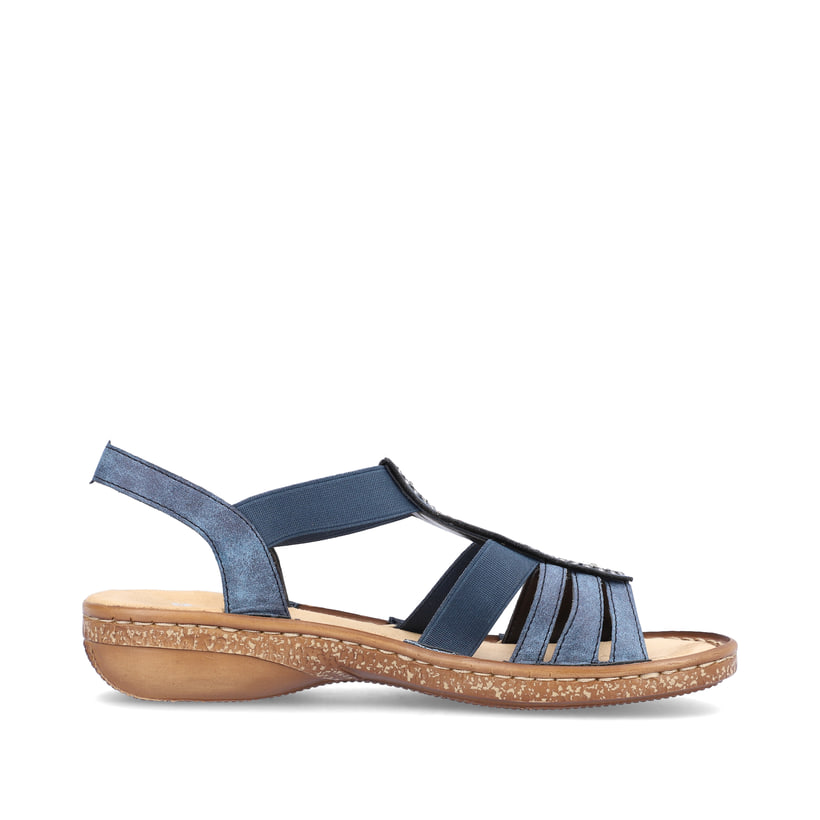 Rieker Artikelnummer 628G9-16 Rieker Damen Riemchensandalen Marineblau