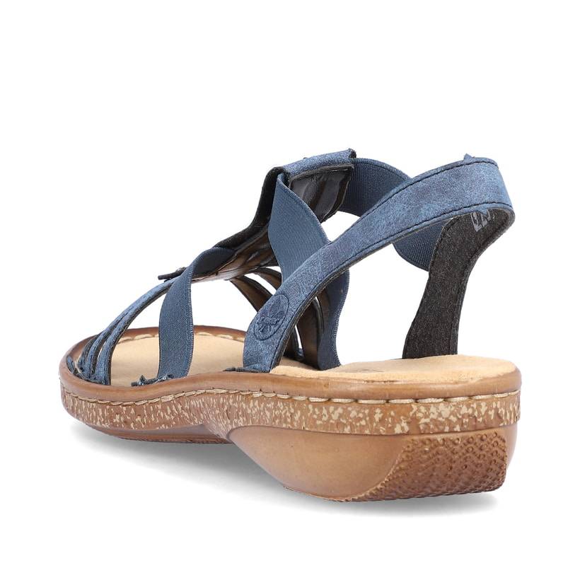 Rieker Artikelnummer 628G9-16 Rieker Damen Riemchensandalen Marineblau