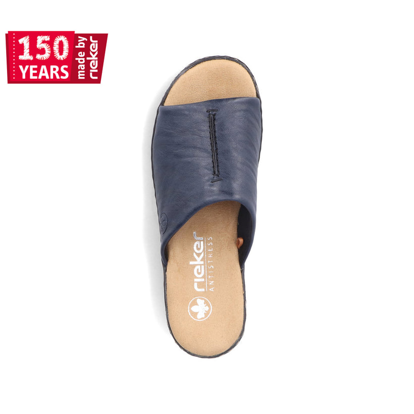 Rieker Artikelnummer 62905-14 Rieker Damen Pantoletten Marineblau