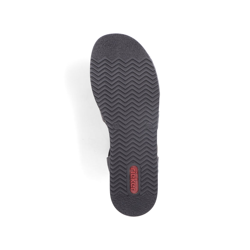 Rieker Artikelnummer 62949-45 Rieker Damen Keilsandaletten Braungrau