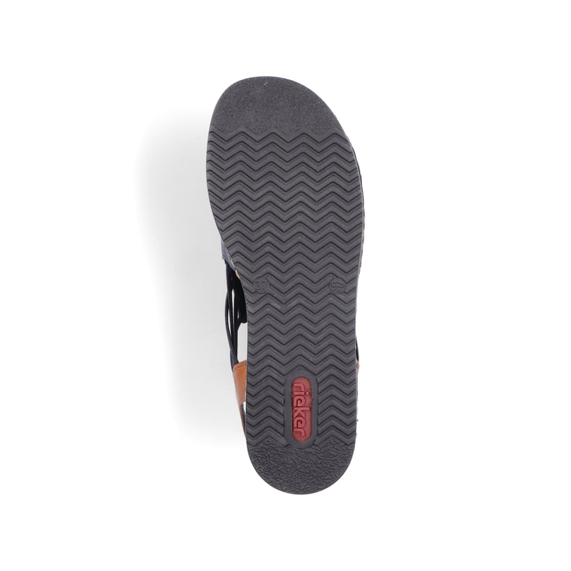 Rieker Artikelnummer 62962-14 Rieker Damen Keilsandaletten Pazifikblau