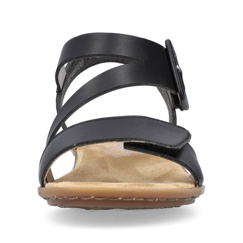 Rieker Artikelnummer 63460-00 Rieker Damen Riemchensandaletten Nachtschwarz