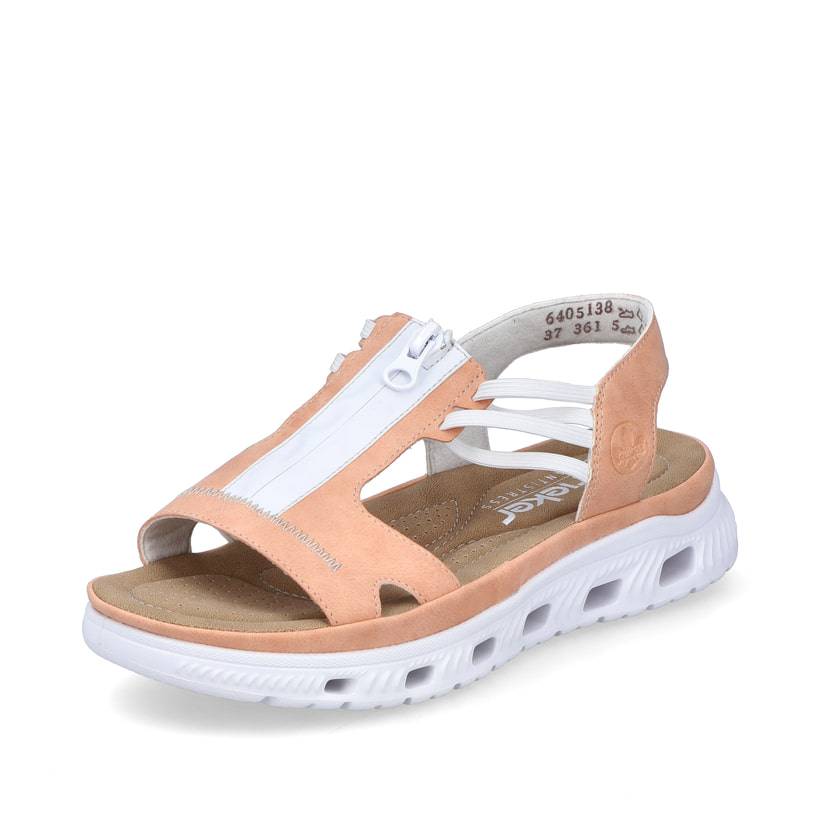 Rieker Artikelnummer 64051-38 Rieker Damen Trekkingsandalen Pastellorange