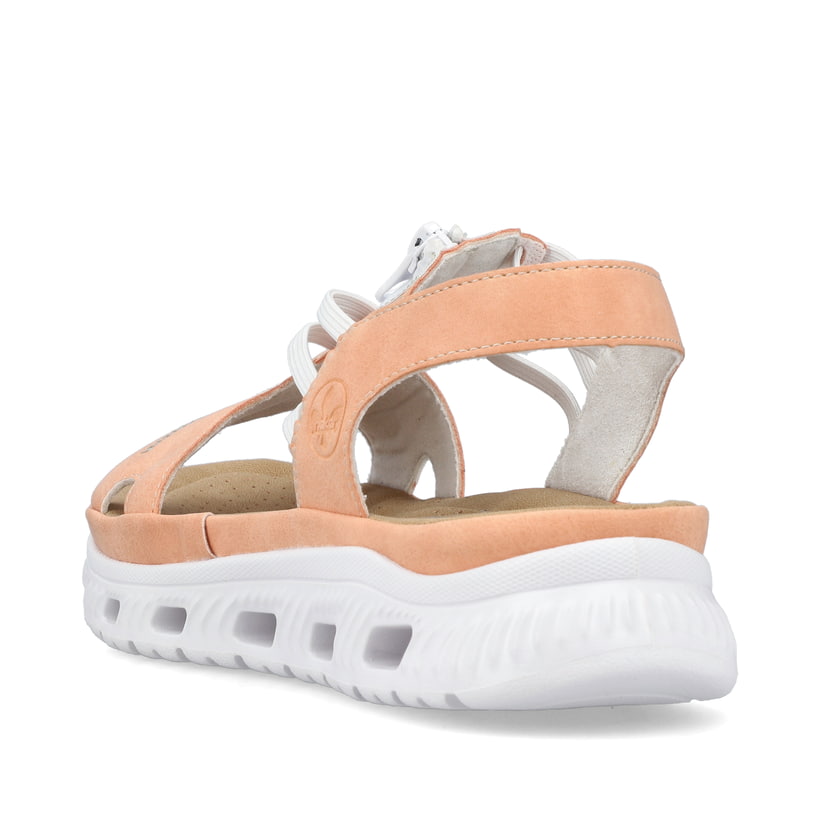 Rieker Artikelnummer 64051-38 Rieker Damen Trekkingsandalen Pastellorange