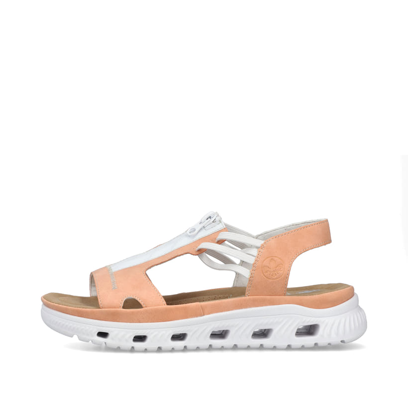 Rieker Artikelnummer 64051-38 Rieker Damen Trekkingsandalen Pastellorange