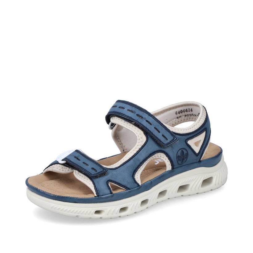 Rieker Artikelnummer 64066-14 Rieker Damen Trekkingsandalen Schieferblau