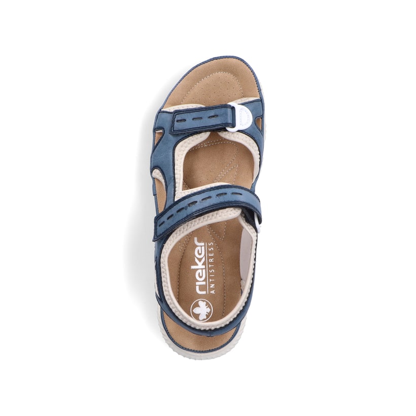 Rieker Artikelnummer 64066-14 Rieker Damen Trekkingsandalen Schieferblau